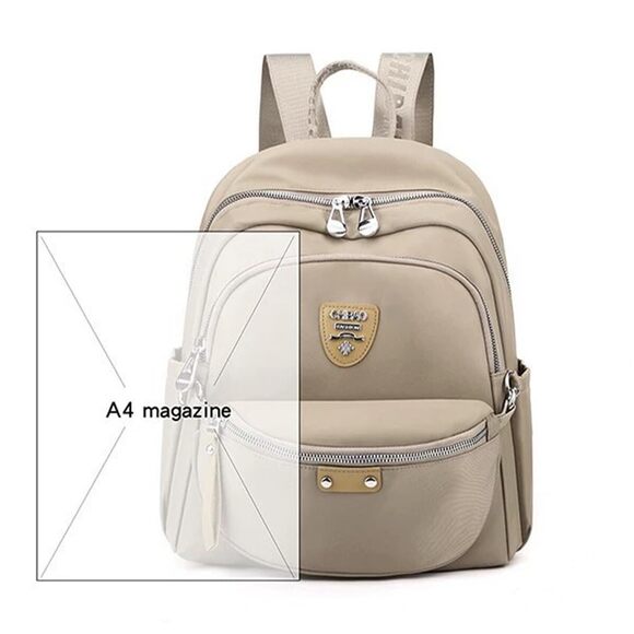 8194 Casual Mini Resistant Backpack Nylon 12.9 Inch Lightweight Simple Dual main image 7